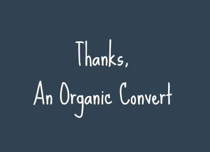 Thanks for shopping Organic Convert Designs (OCD)!
